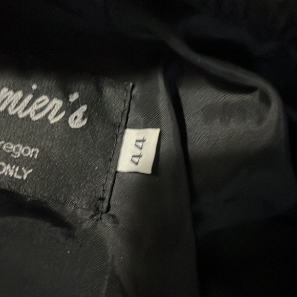 Host Pick🤎Ashcroft Motorcycles Embroidered Letterman Jacket punk goth skull - Picture 6 of 7